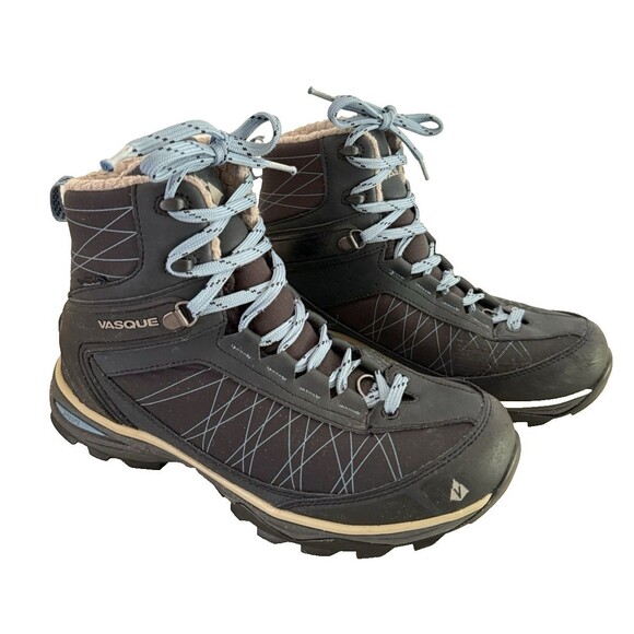 Vasque Coldspark UltraDry Women Size 8.5 Blue Waterproof Boots Thinsulate 200 gr - Picture 1 of 14